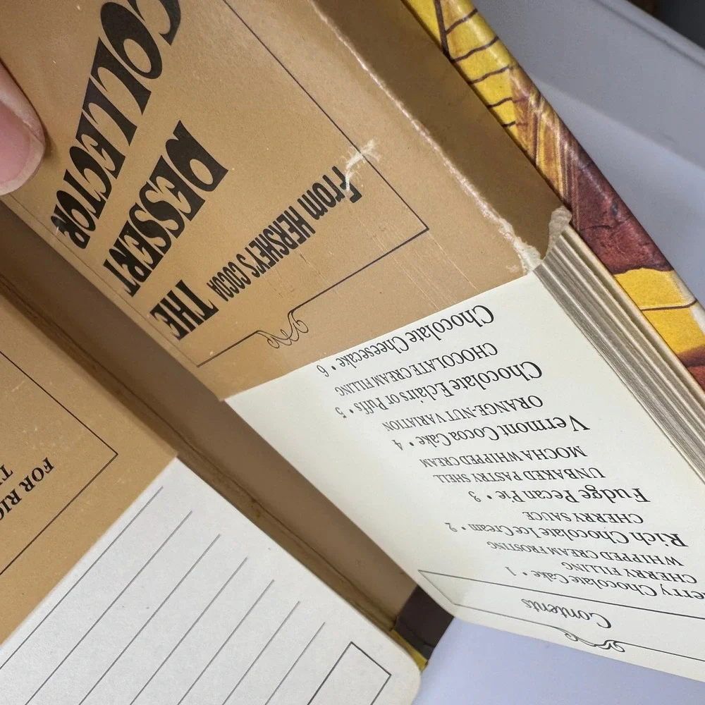 Vintage 1976 Hersheys Cocoa The Dessert Collector Recipe Card Box Set 29 Cards